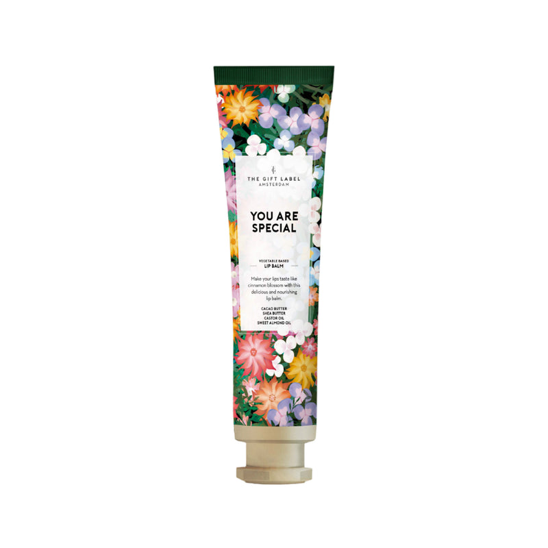 'You Are Special' Floral Lip Balm Tube | Cinnamon Blossom | 15ml