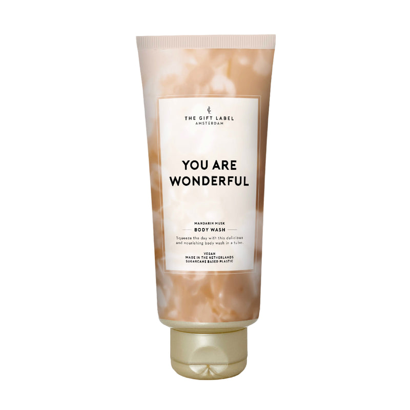 'You Are Wonderful' Body Wash Tube | Mandarin Musk | 200ml