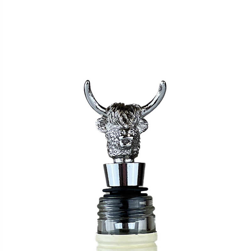 Highland Cow Bottle Stopper