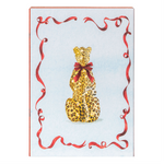 Luxury Bowed Leopard Matchbox | Long