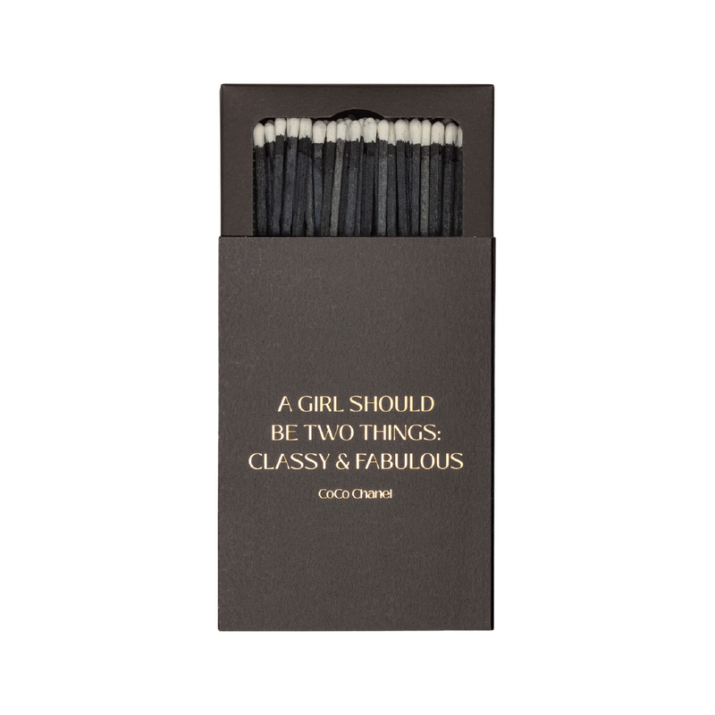 Luxury Coco Chanel Matchbox | '...Classy & Fabulous' | Long