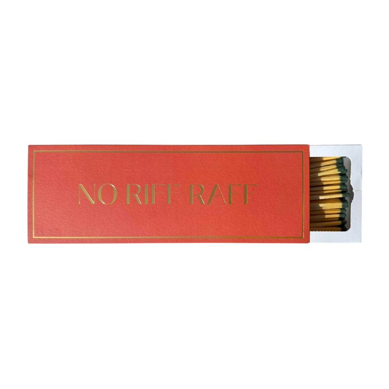 Luxury 'No Riff Raff' Matchbox | Extra Long