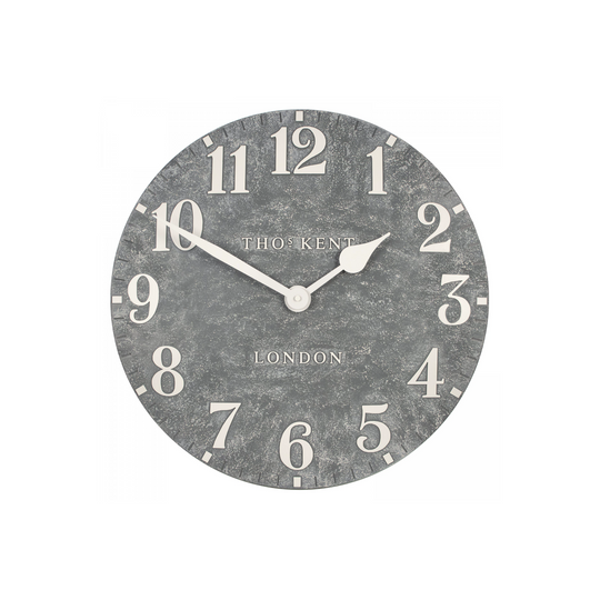 Arabic Outdoor Wall Clock | Cement | 20''