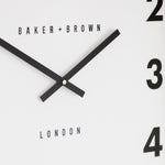 Baker + Brown Buxton Wall Clock | Black