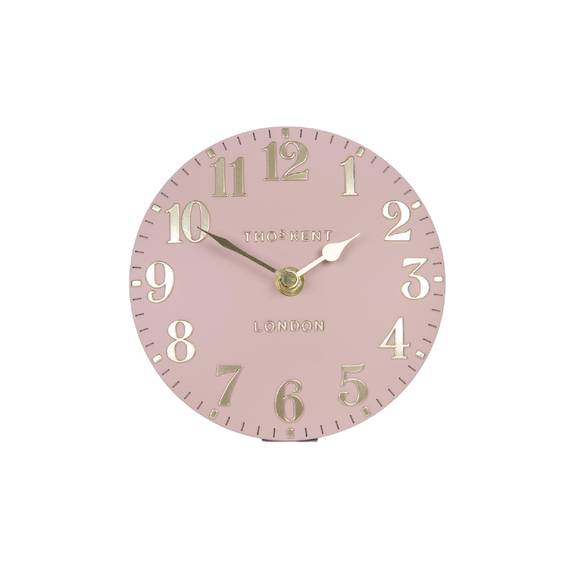 Arabic Mantel Clock | Blush Pink | 6''