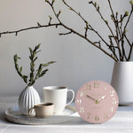 Arabic Mantel Clock | Blush Pink | 6''