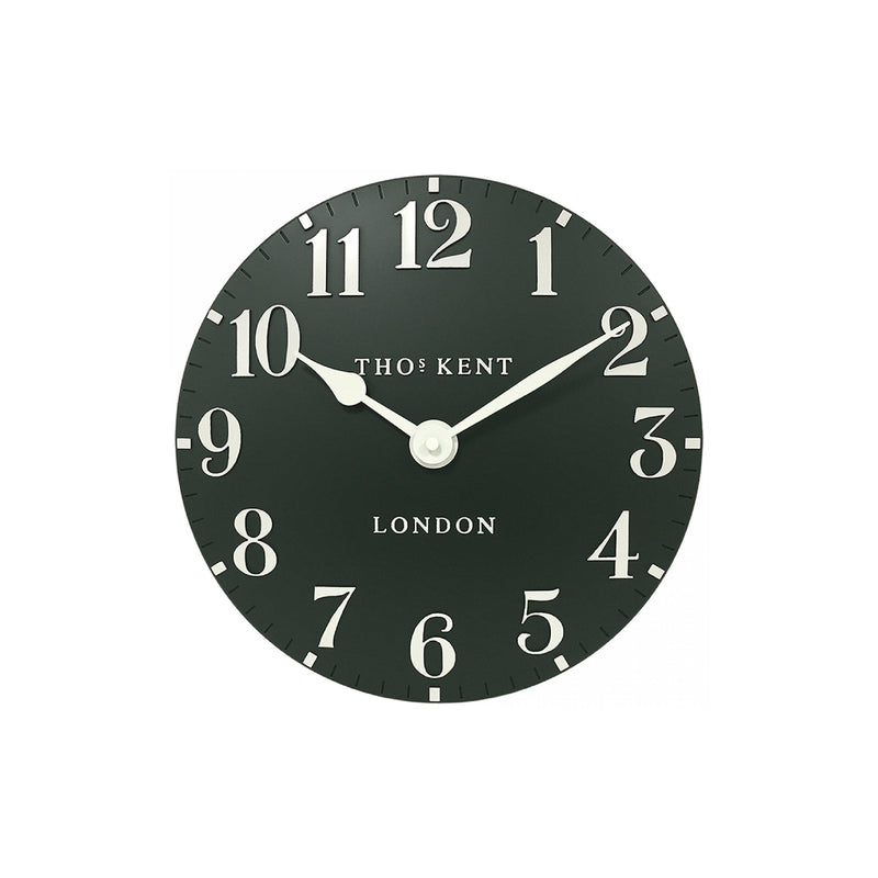 Arabic Wall Clock | Forest Green | 12''