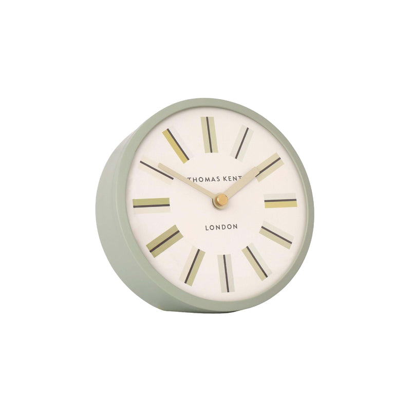 Swift Mantel Clock | Dusty Green | 14cm