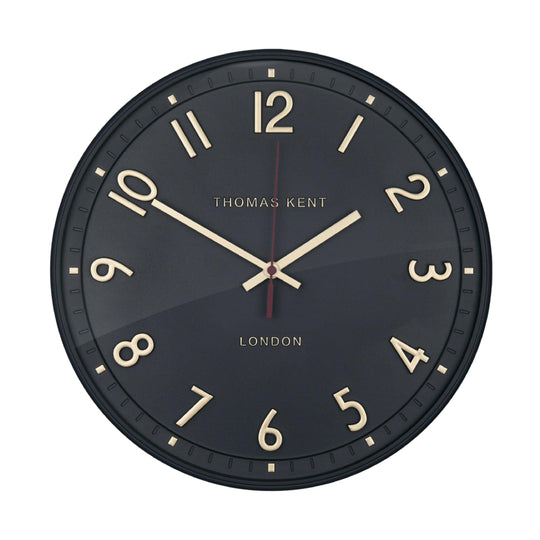 Tresco Wall Clock | Charcoal | 14''