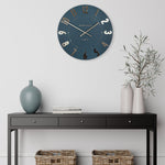 Mulberry Wall Clock | Midnight Blue | 20"