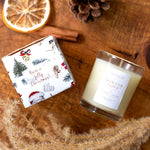 'Have A Jolly Christmas' Mini Moments Votive Candle | Cinnamon & Orange