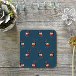 Stag Noir Coasters | Set of 4