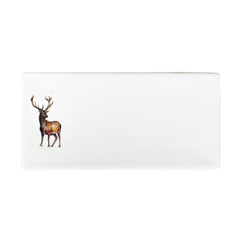 Stag Soap Dish | Fine Bone China