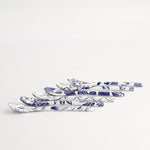 Flora Japonica Rice Spoon Set | Blue & White | 6 Piece