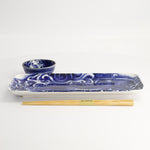 Japonism Carp Sushi Set | Blue & White | 3 Piece