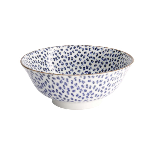 Kobana Ramen Bowl | Blue & White | 19cm