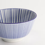 Nippon Lines Rice Bowl | Blue & White | 12cm