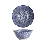 Nippon Waves Tayo Bowl | Blue & White | 15cm