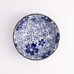 Sakura Chirashi Floral Sauce Bowl | Blue & White | 9cm