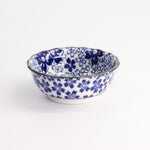 Sakura Chirashi Floral Sauce Bowl | Blue & White | 9cm