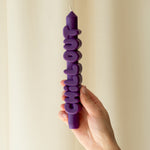 'Chill Out' Taper Candle | Indigo