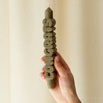 'Congrats' Taper Candle | Olive