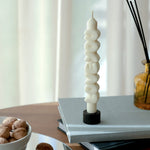 'Love You' Taper Candle | White