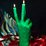 'Peace' Candle | Green