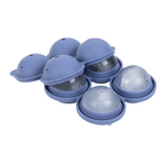 Silicone Sphere Ice Tray | Blue | 4 Sphere