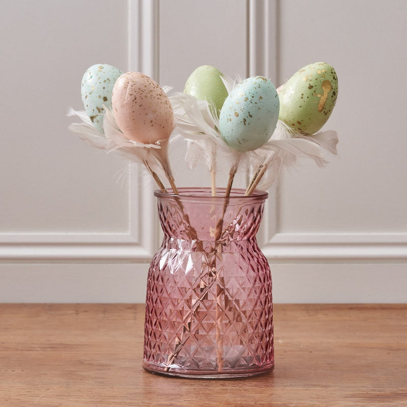 Decorative Easter Eggs on Sticks | Set of 6