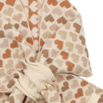 Women's Constellation Pull Through Scarf | Taupe Hearts