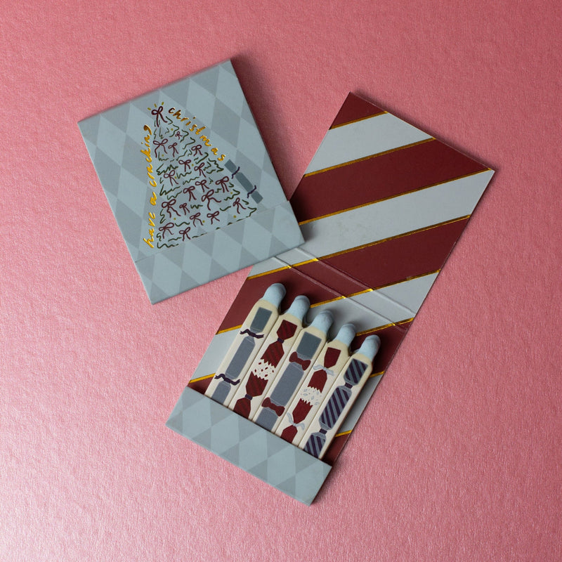 'Cracking Christmas' Mini Matchbook | Set of 10