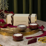 Under the Tree Burgundy Tealight Cracker | Spiced Clementine