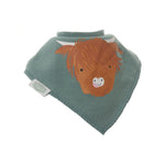 Baby's Highland Cow Bandana Bib