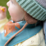 Baby's Highland Cow Wool Hat & Mittens Set | 0-12 Months