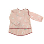 Bunnies Coverall Feeding Bib | Pink