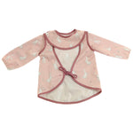 Bunnies Coverall Feeding Bib | Pink