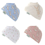 Bunny Bandana Bibs | Set of 4