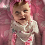 Hearts & Bows Bandana Bibs | Set of 4