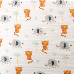 Savanna Animals Muslin Cloths | Set of 3