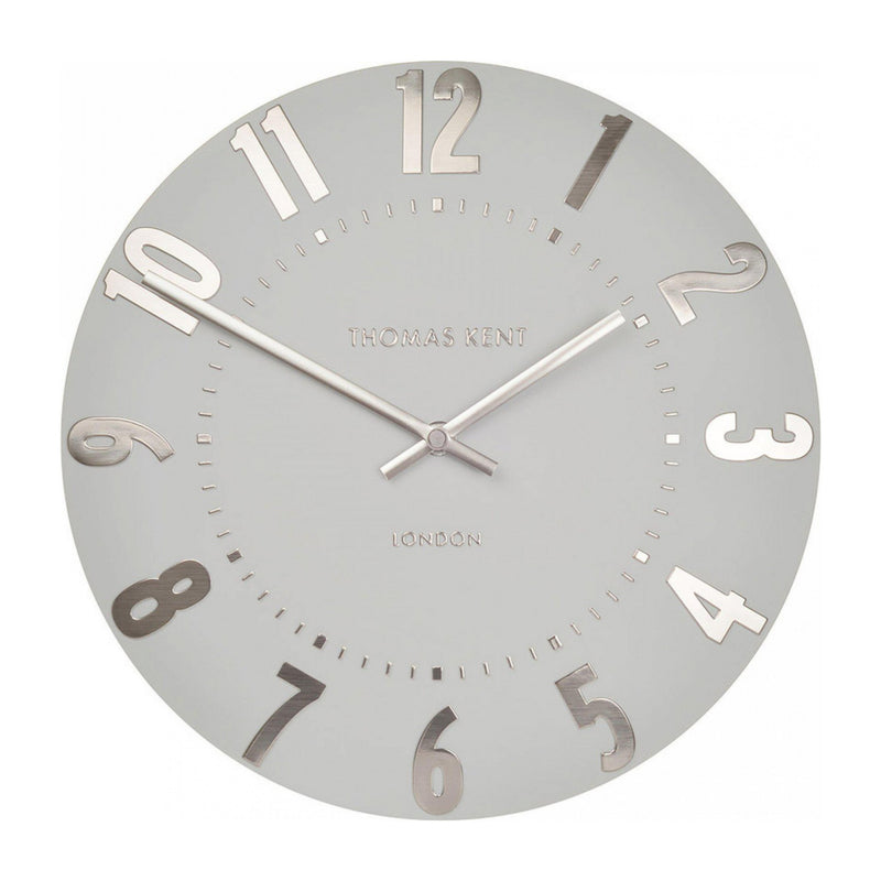 Mulberry Wall Clock | Silver Cloud | 12"