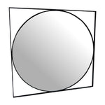 Round Metal Mirror | Isaac | Black