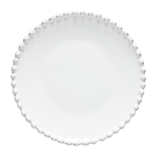 Pearl White Bread Plate | 17cm