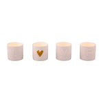 Tealight Holder Set | Love | 4-Piece