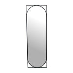 Long Metal Mirror | Isaac | Black