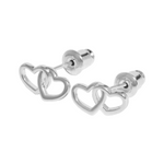 A Little 'Forever Friendship' Earrings | Silver Plated