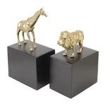 Metal Tin | Giraffe | Black & Gold