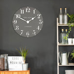 Arabic Wall Clock | Dolphin Grey | 12"