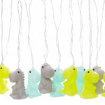 LED String Lights | Multicoloured Dinosaurs | 10 Lights