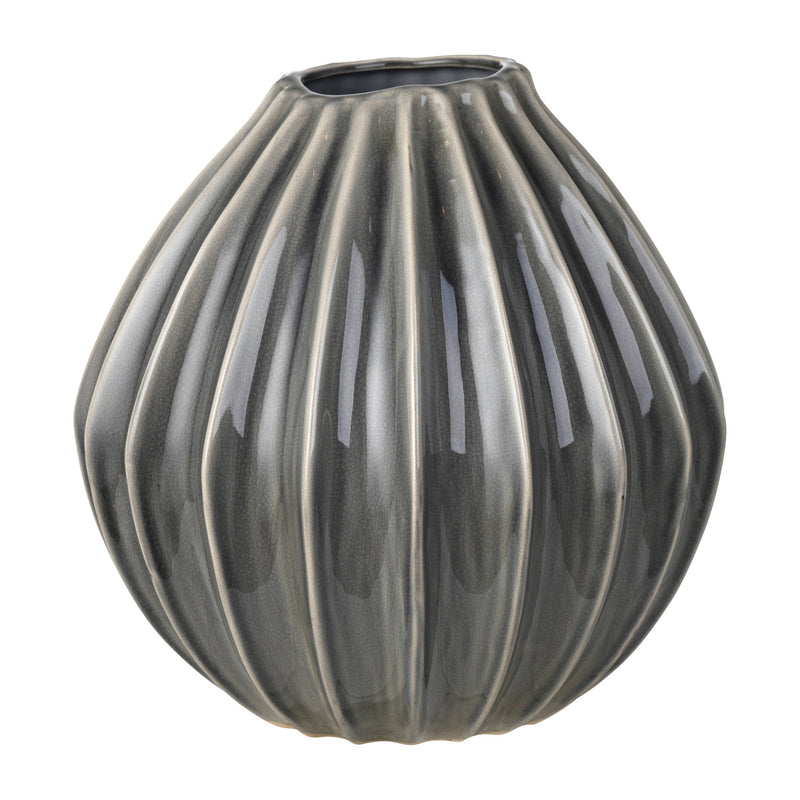 Large Ceramic Vase | Smoked Pearl